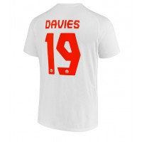 Koszulka piłkarska Kanada Alphonso Davies #19 Strój wyjazdowy MŚ 2022 tanio Krótki Rękaw